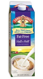 fat free half and half