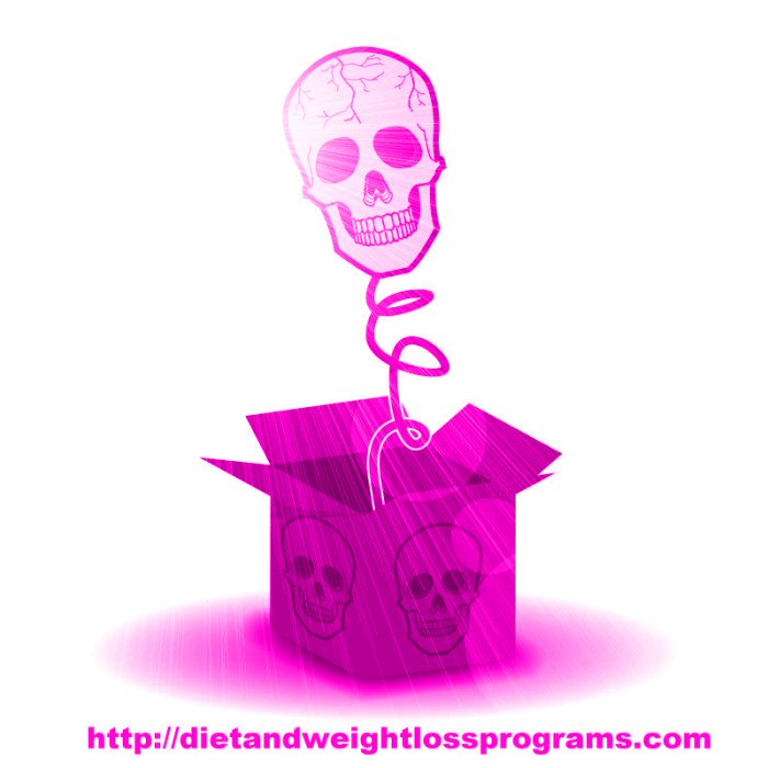 pink skeleton out of the box